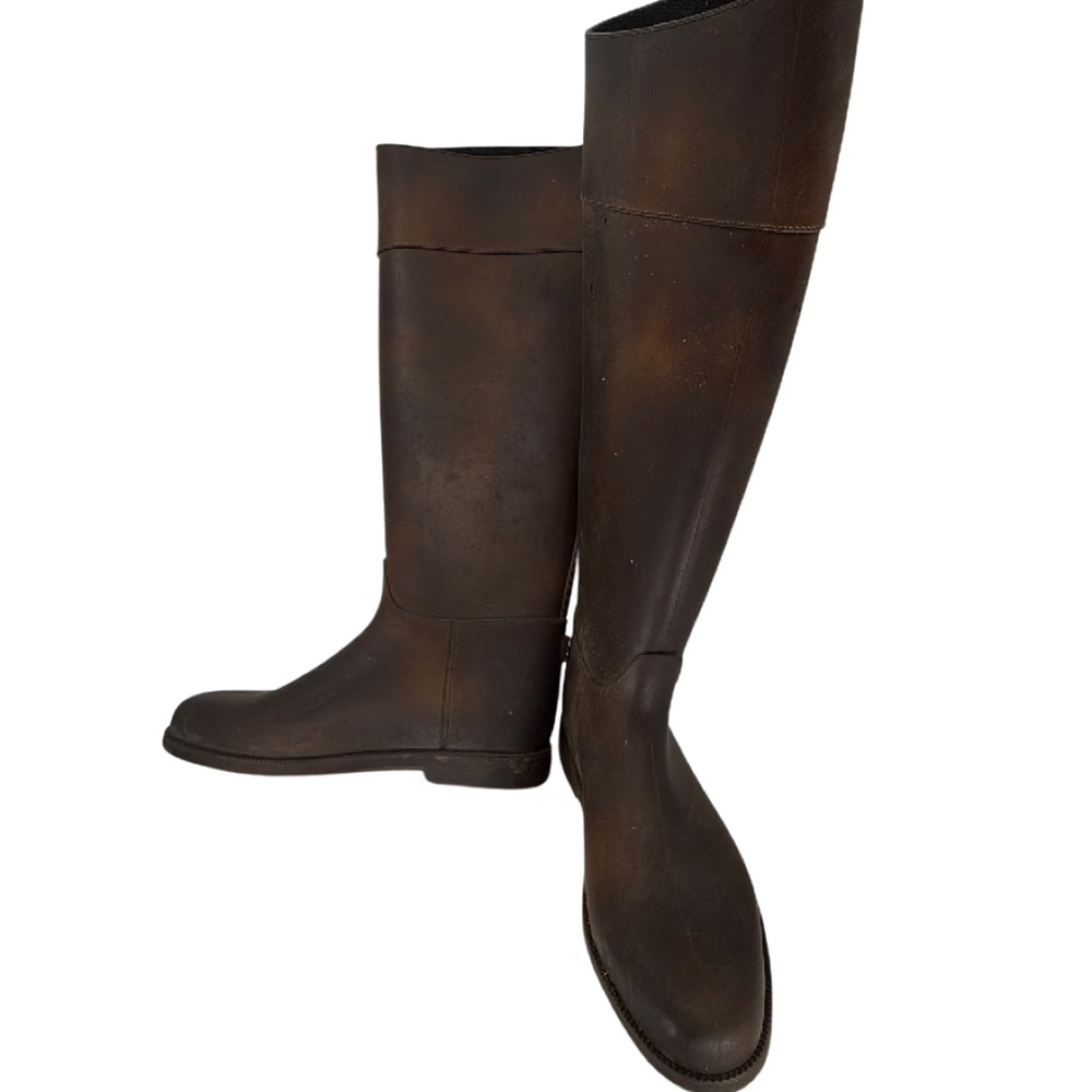 Gioseppo Equestrian Style Brown Rubber EU 36 Rain Boot